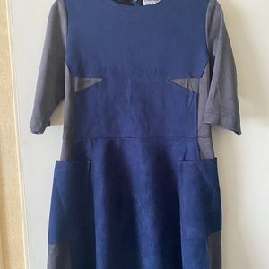 Suede dress